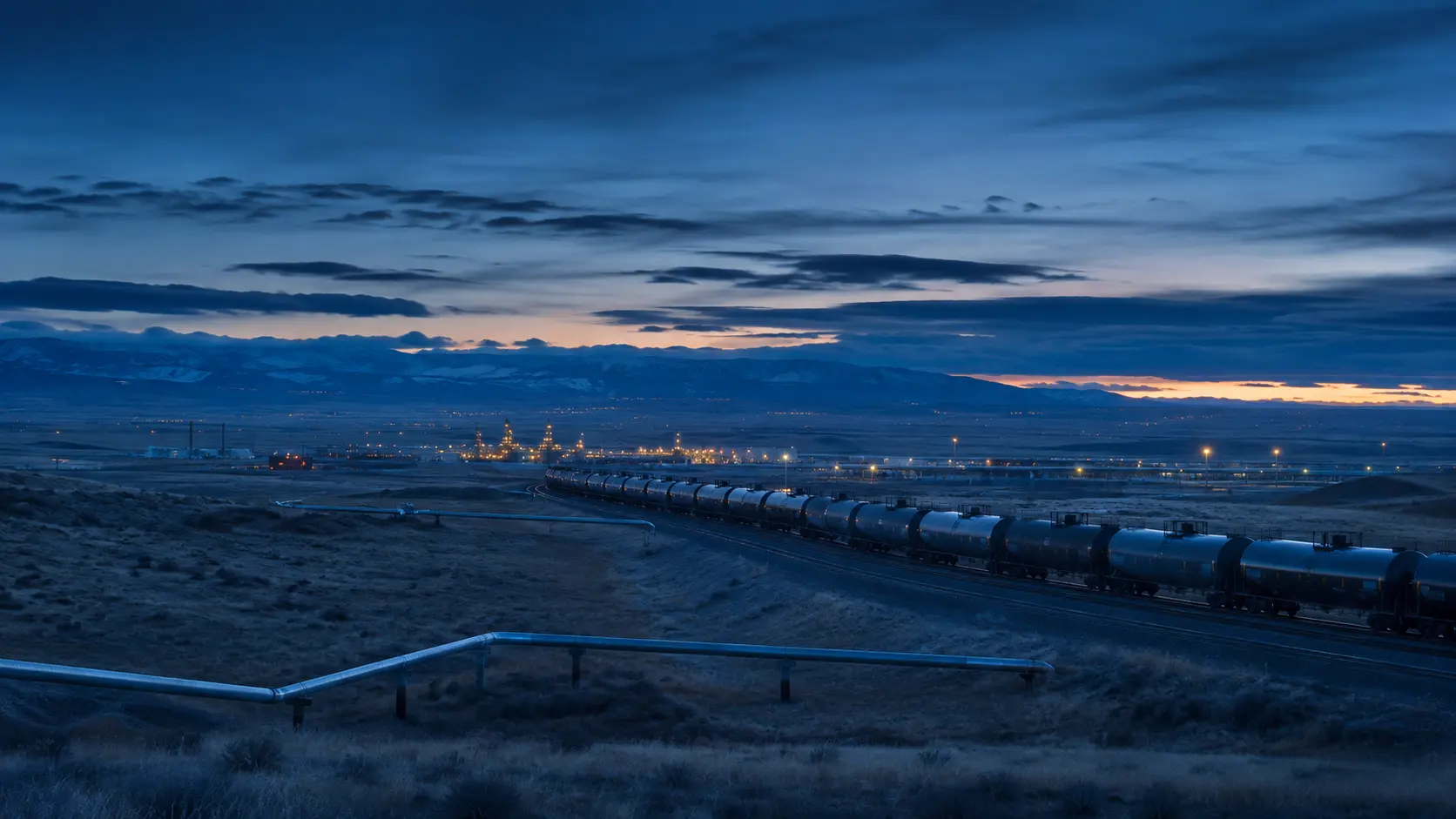 Energy logistics across the Wyoming high plains